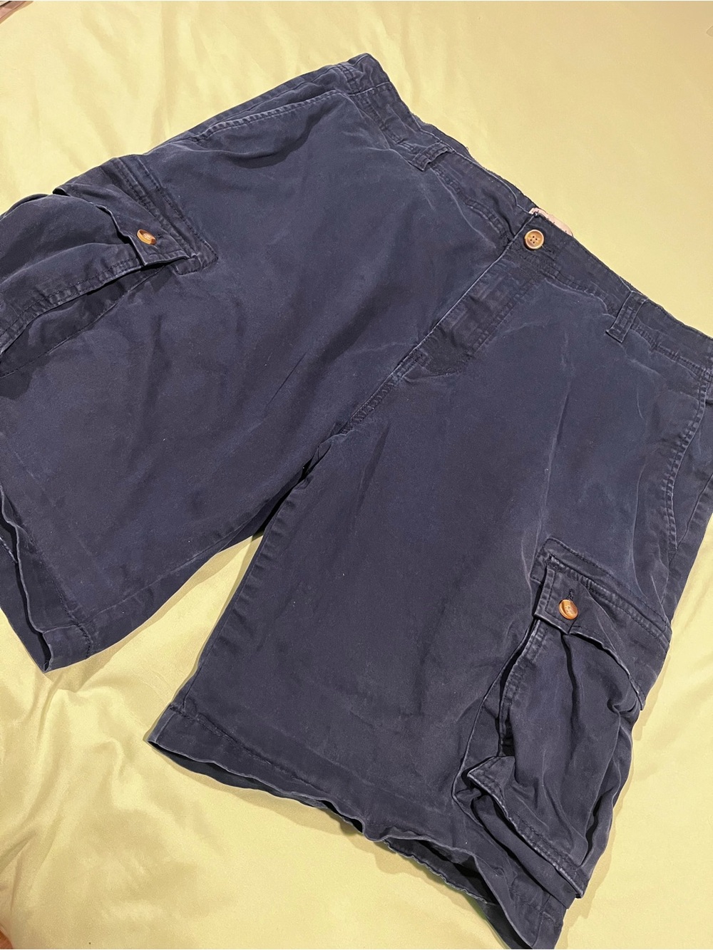 Saddlebred Men's Twill Cargo Shorts, navy blue, 42